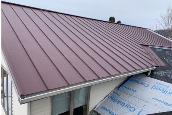 gallery metal roofing install